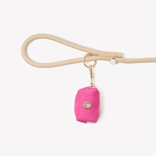 Dog Waste Management Magenta Poop Bag Holder Premium Pet - main product image