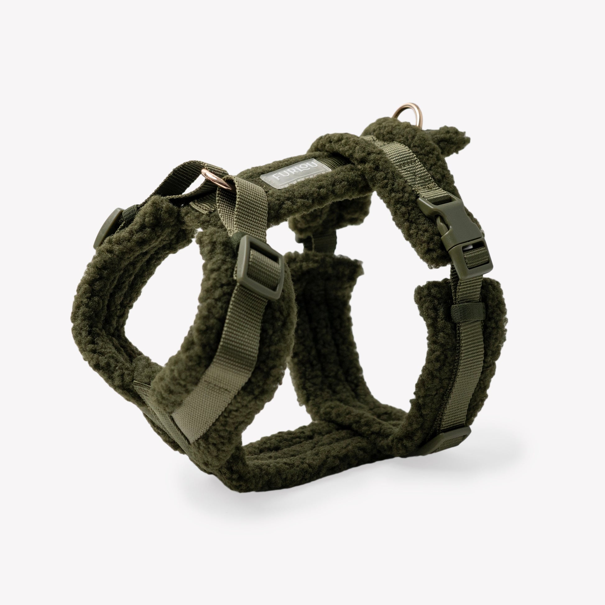 Dog Harnesses Moss Green Sherpa Dog Harness Premium Pet - main product image