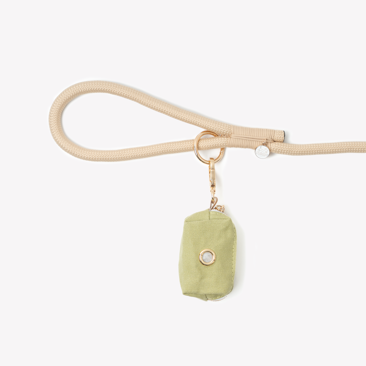 Dog Waste Management 'Green' Poop Bag Holder Premium Pet Sup - main product image