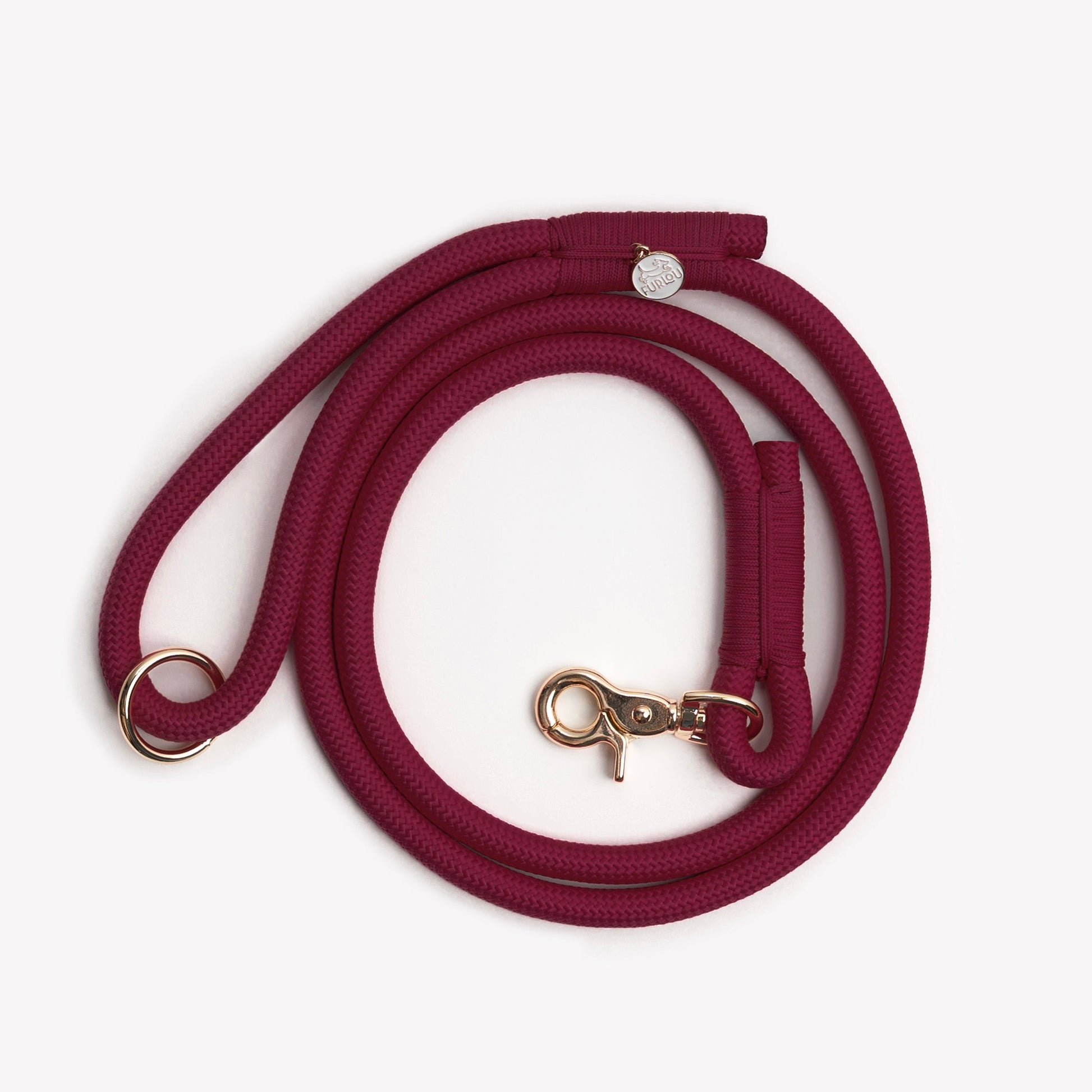 Dog Toys 'Bordeaux' Braided Rope Leash Premium Pet Supply - main product image