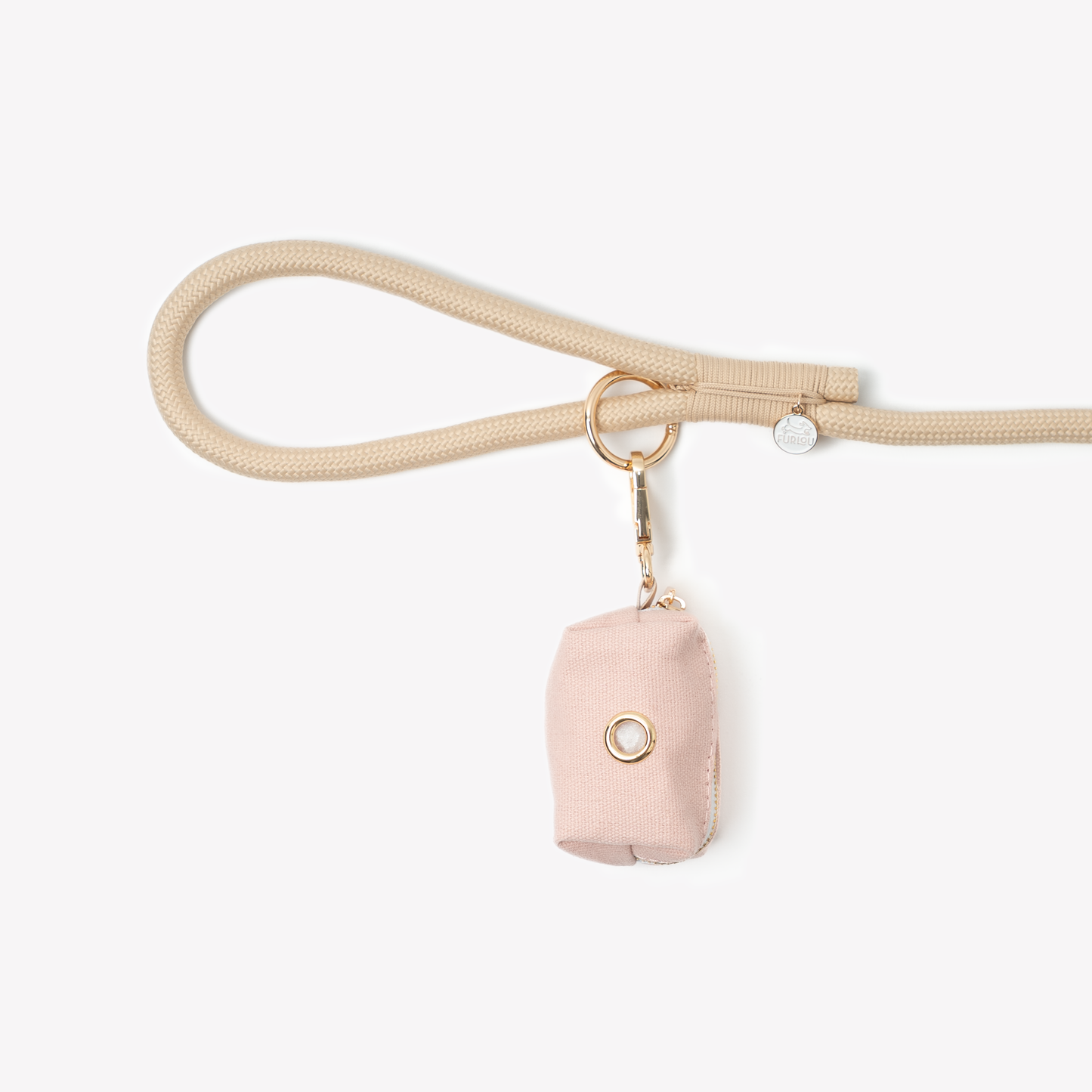 Dog Waste Management 'Baby Pink' Poop Bag Holder Premium Pet - main product image
