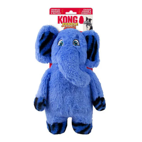 KONG Jungle Jamz Elephant Medium Large Interactive Dog Toy - main product image