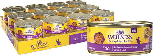Wellness Complete Health Adult Turkey And Salmon Pate Wet 5 - main product image