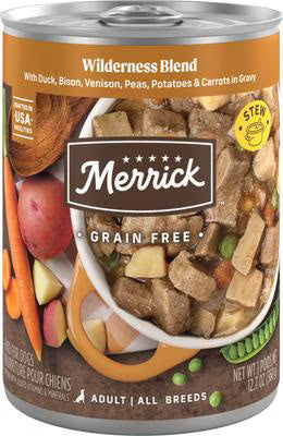 Merrick Grain Free Wilderness Blend Wet Dog Food (12.7oz) - main product image
