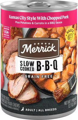 Merrick Slow Cooked Grain Free Adult Bbq Kansas City Pork 12 - main product image
