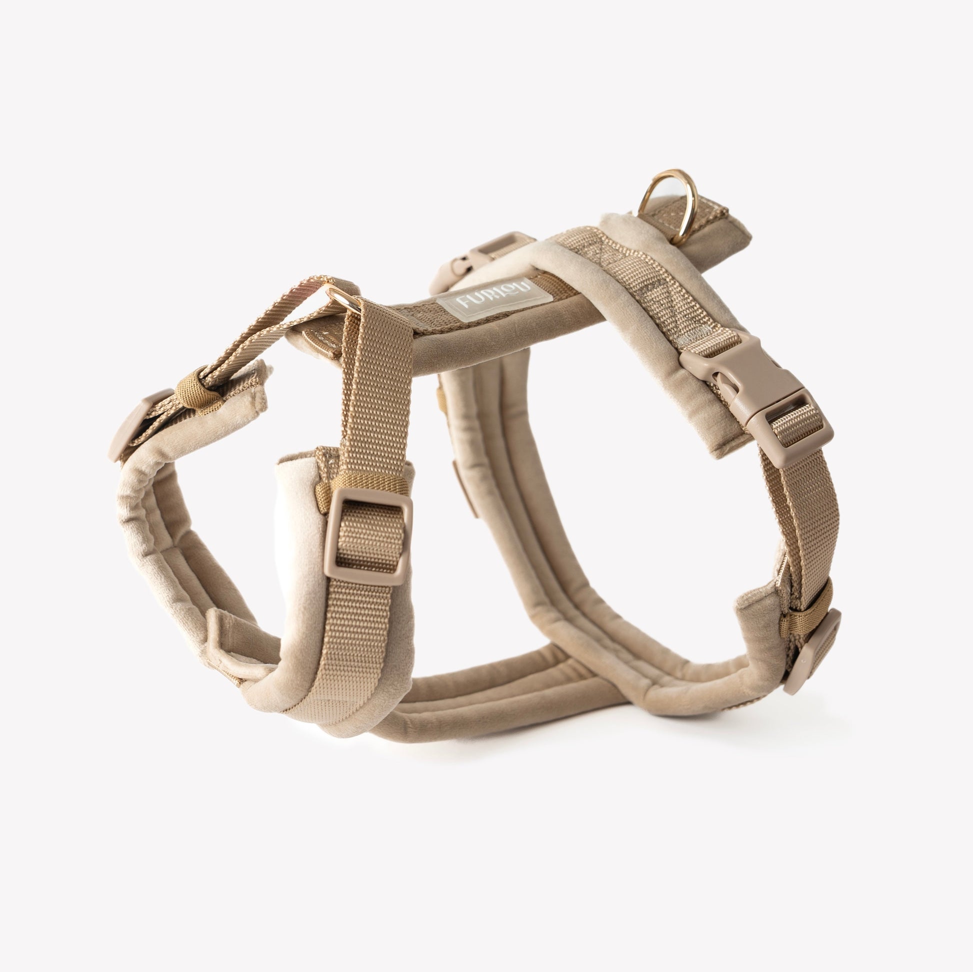 Sand - Velvet Dog Harness - main product image