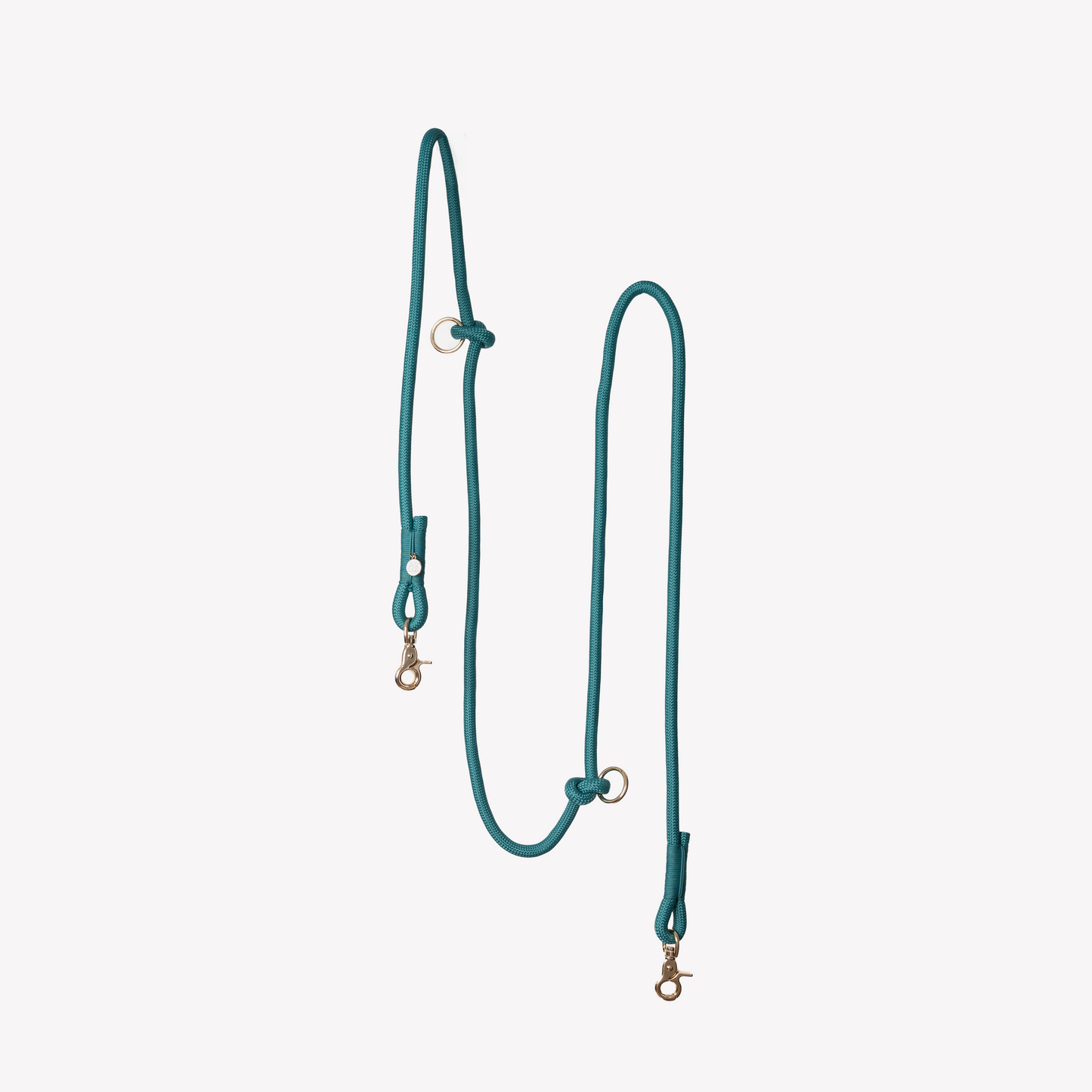 Blue Hands-Free Braided Leash for Dogs - Premium Style - main product image