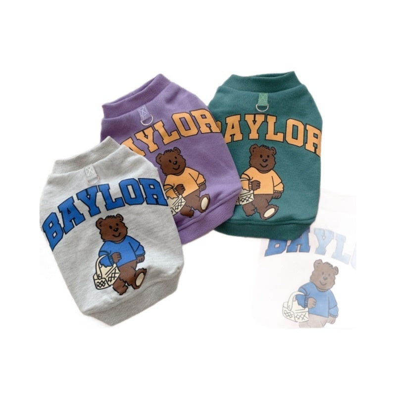 Autumn And Winter Parent Child Pet Clothing Dog Clothes And - close up view