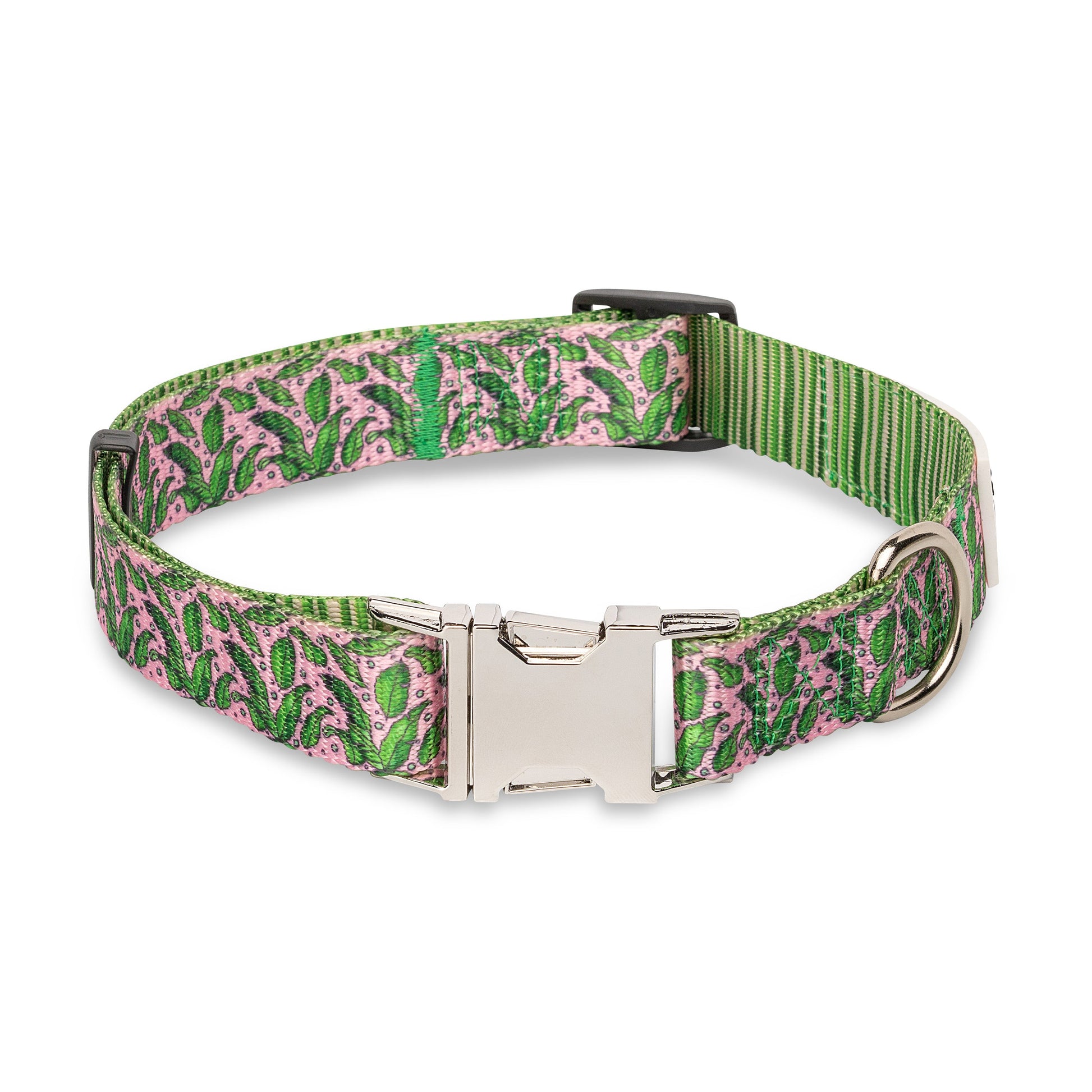 Dog Collar Collar Pink Tropics Adjustable Walking Collar - detail product image for dog collar