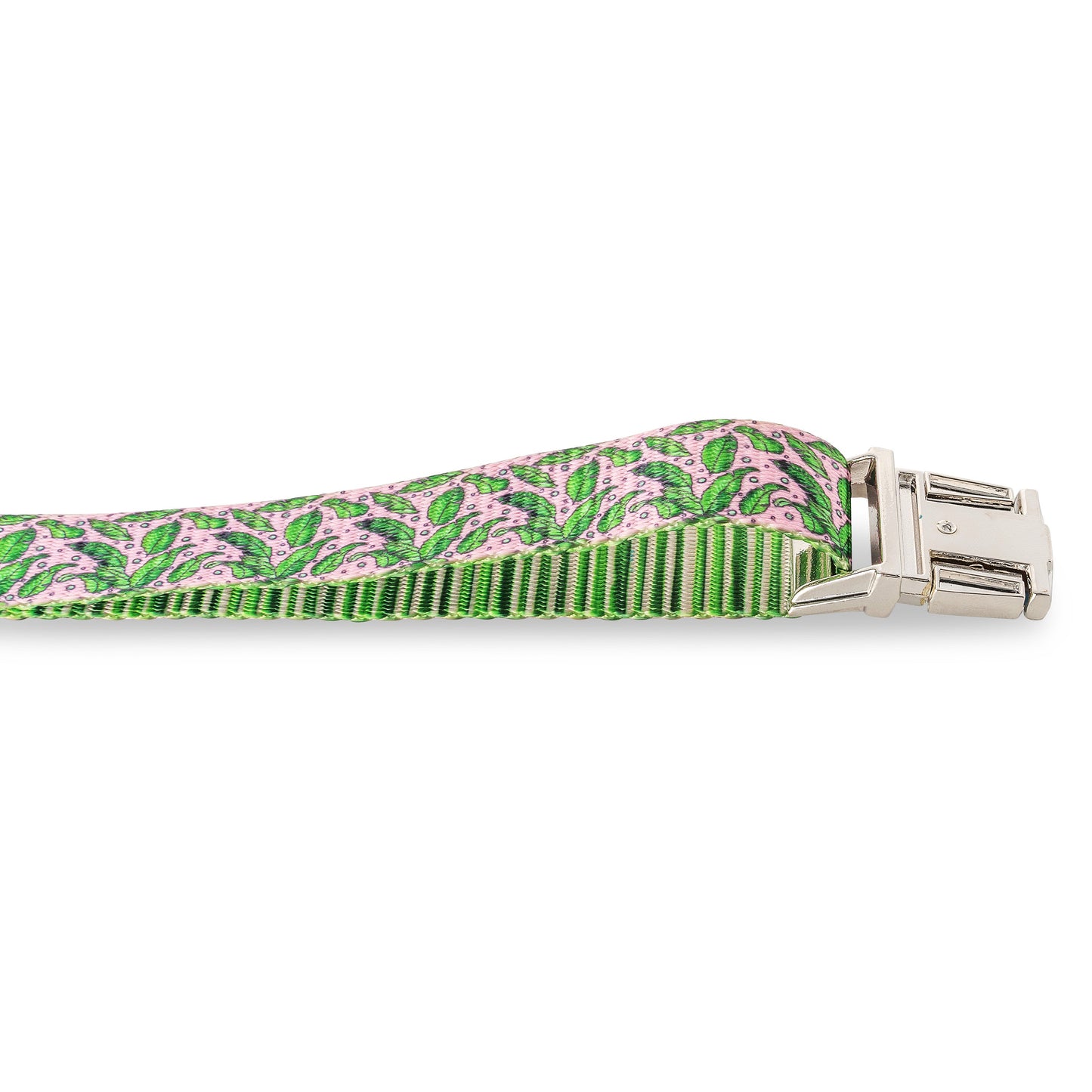 Dog Leash Leash Pink Tropics for Everyday Walking Leash - close up product image for dog leash