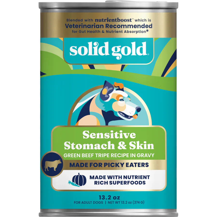Solid Gold Nutrientboost Grain Free Green Beef Tripe Dog 13 - main product image