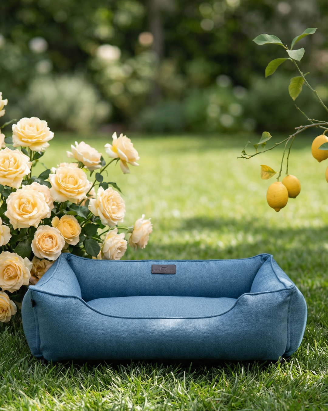 Denim Cotton Sleeper for Durable Comfort and Daily Support main product image for dogs and cats