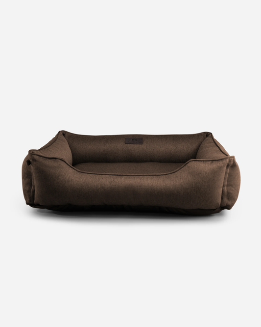 Luxury Dog Bed Cotton Sleeper Brown for Comfort, Support - luxury dog bed view 2 for comfort and support