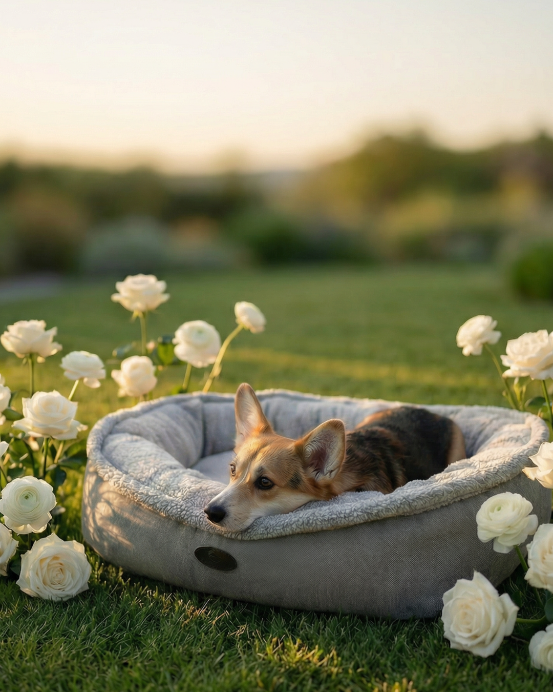 Luxury Dog Bed Furry Bagel for Comfort, Support & Style - luxury dog bed view 1 for comfort and support