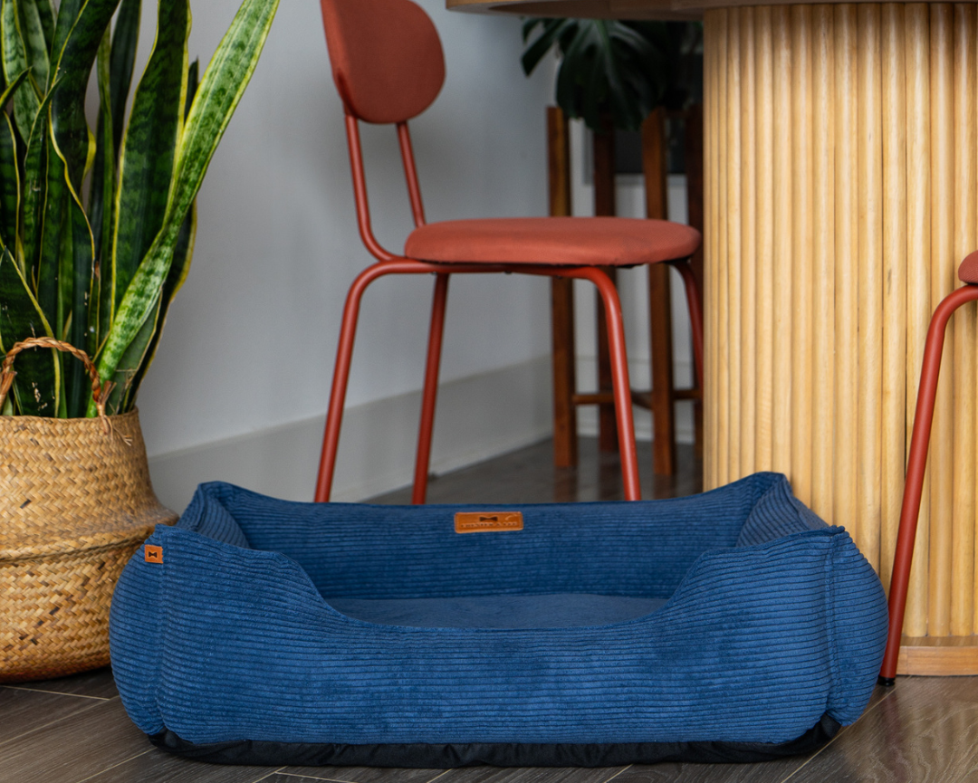 Luxury Dog Bed Fancy Corduroy Sleeper for Comfort, Support & - luxury dog bed view 3 for comfort and support