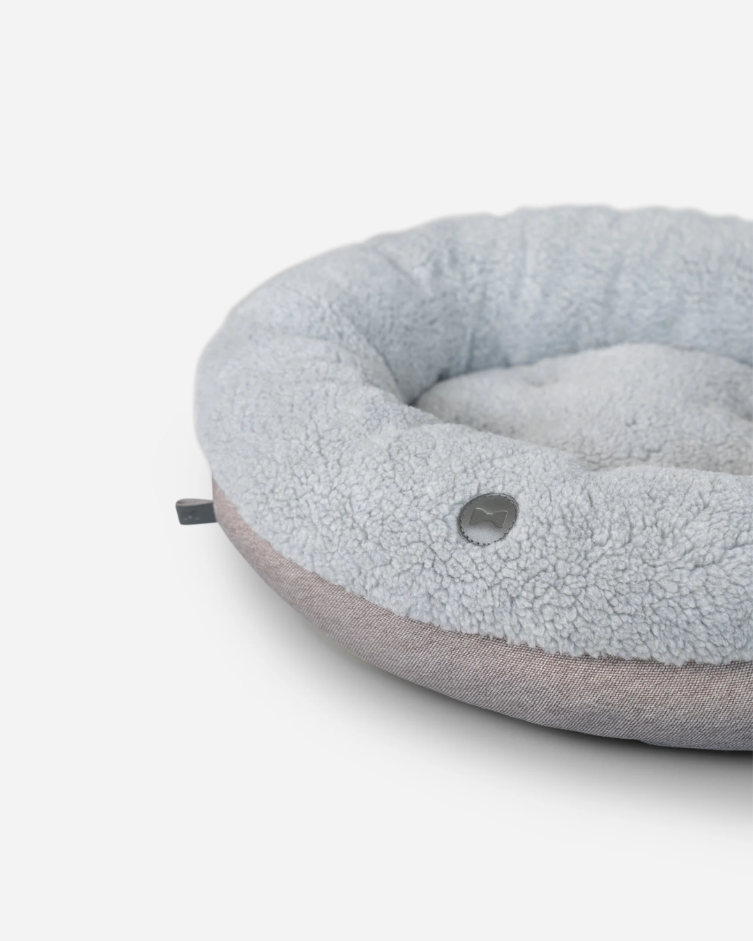 Furry Gray Donut Bed for Deep Calming Sleep and Soft Support main product image for dogs