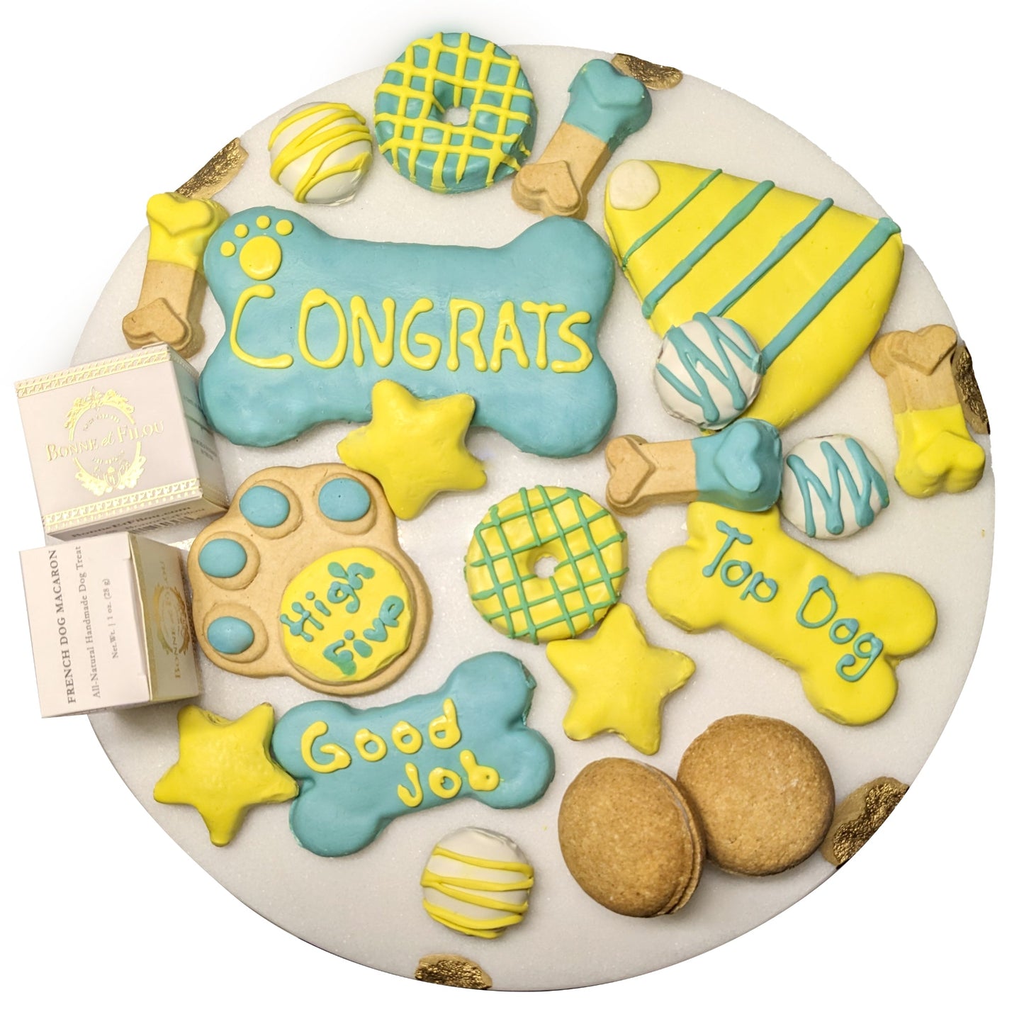 Dog Treats Congrats Themed Treats Gift Box for Daily Use - main product image for dog treats