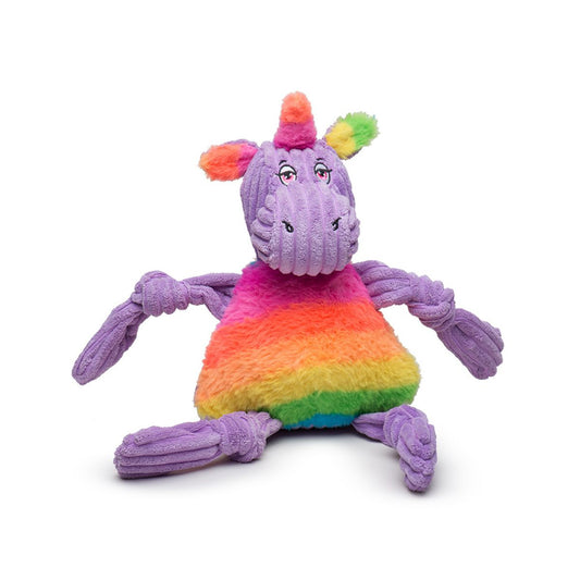 Dog Toy Rainbow Unicorn Knottie Plush Toy for Daily Use main product image for dogs and cats