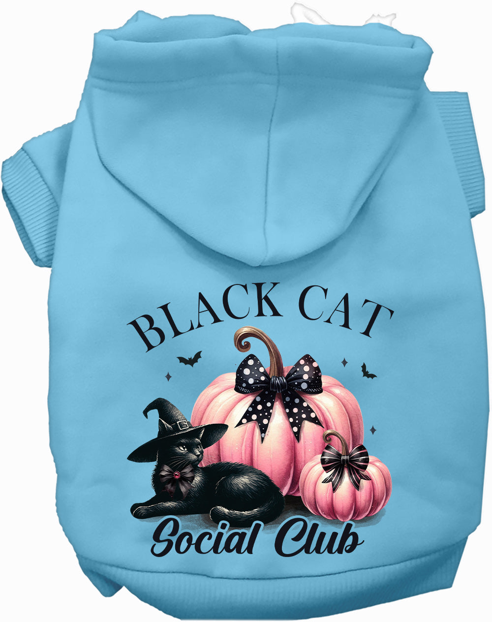 Dog Hoodie Cat Social Club Halloween for Festive Style Pet - lifestyle view