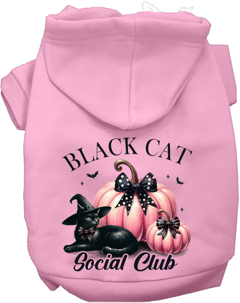 Dog Hoodie Cat Social Club Halloween for Festive Style Pet - main product image