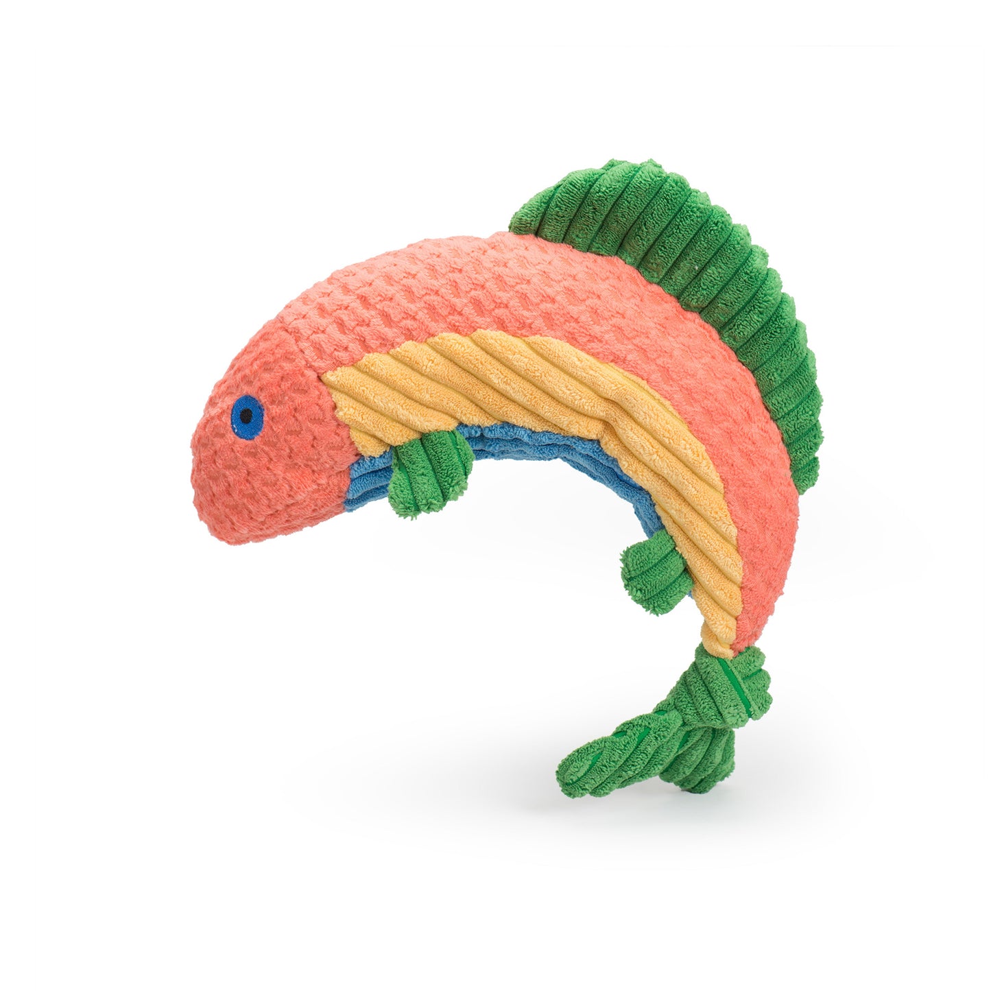 Dog Toy Raucous Rainbow Trout Knottie Plush Toy for Comfort main product image for dogs and cats