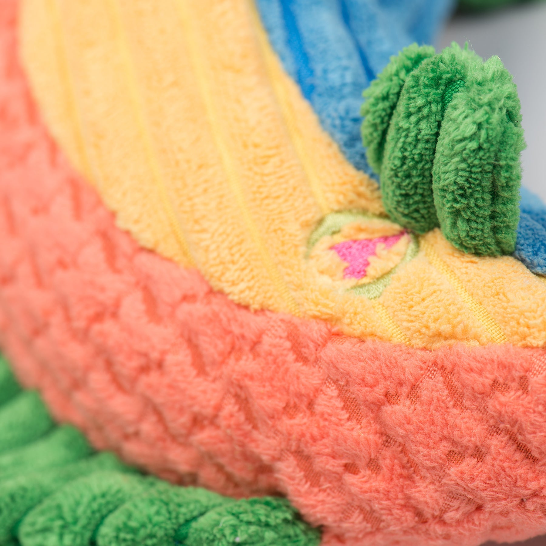 Dog Toy Raucous Rainbow Trout Knottie Plush Toy for Comfort main product image for dogs and cats