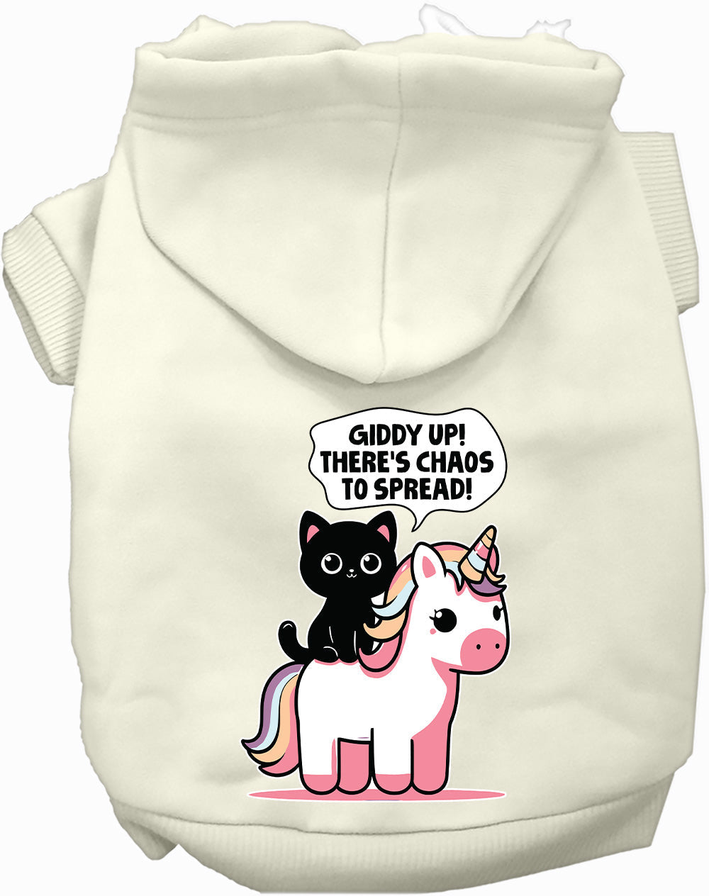 Dog Hoodie Chaos to Spread for Stylish and Playful Pet for - gallery image 6