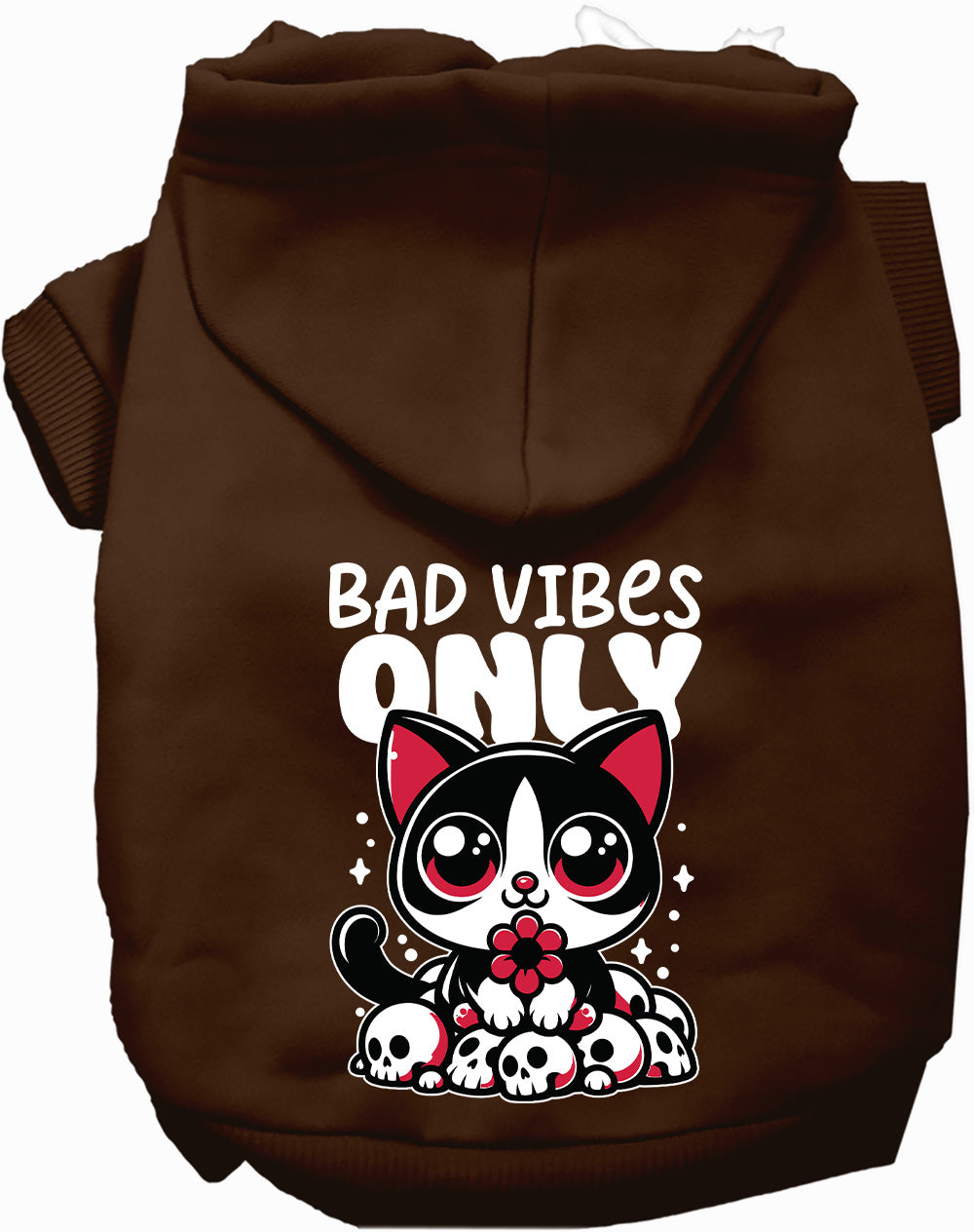 Dog Hoodie Bad Vibes Only for Trendy Festive Comfort Wear - gallery image 6