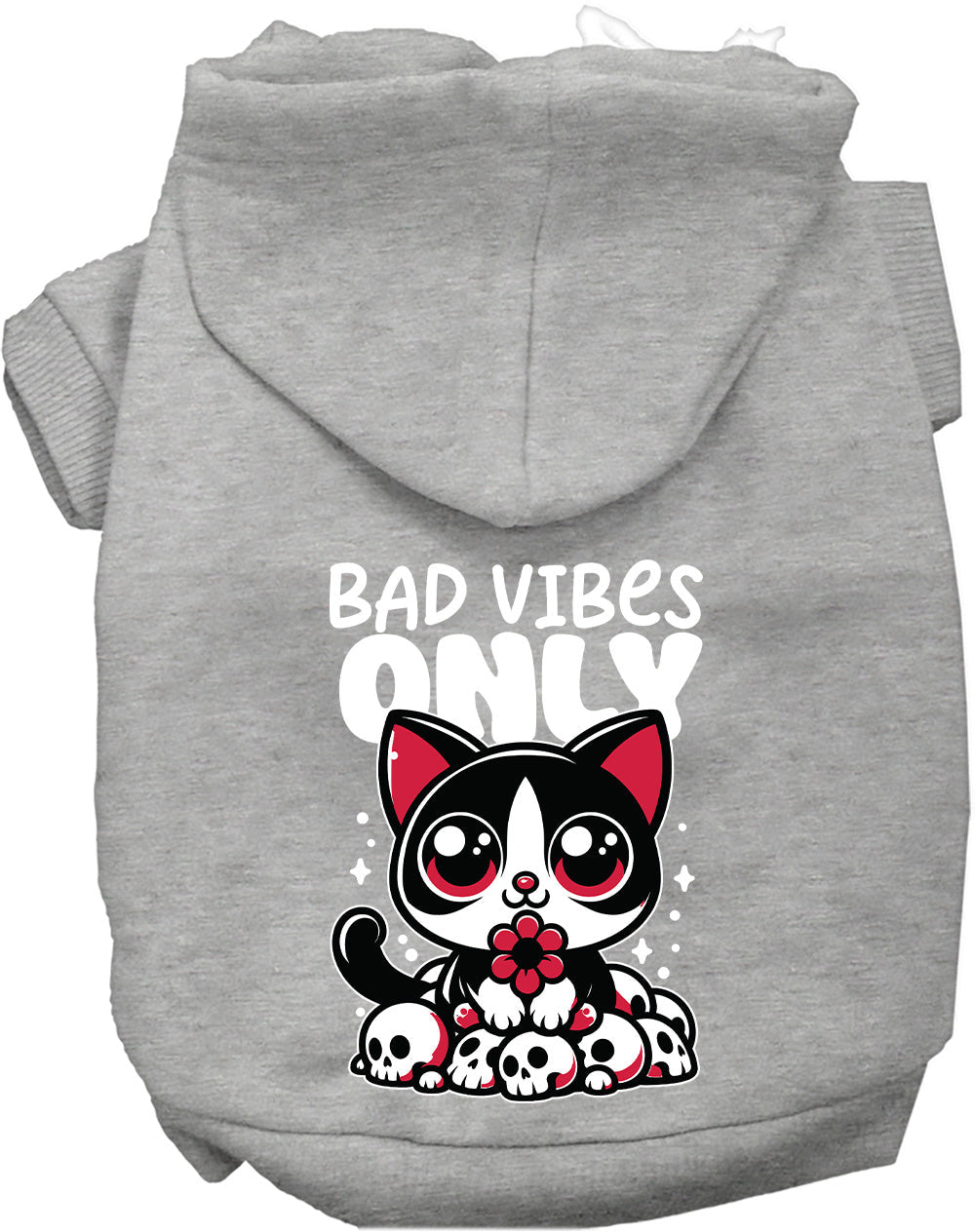 Dog Hoodie Bad Vibes Only for Trendy Festive Comfort Wear - gallery image 7