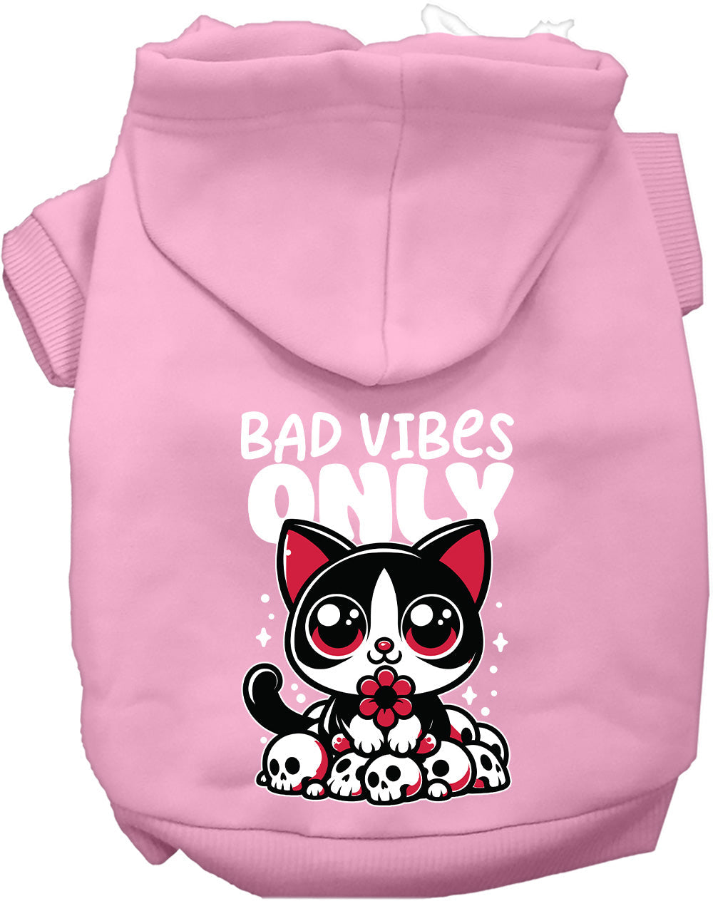 Dog Hoodie Bad Vibes Only for Trendy Festive Comfort Wear - gallery image 8