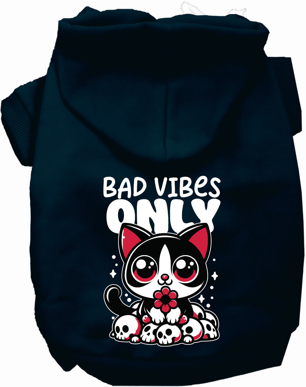 Dog Hoodie Bad Vibes Only for Trendy Festive Comfort Wear - gallery image 10