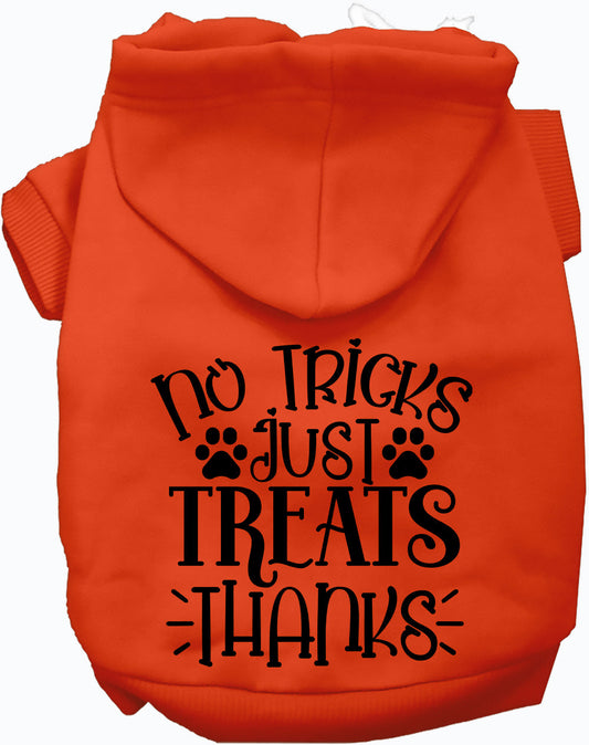 Dog Hoodie No Tricks Just Treats for Festive Occasions Fun - main product image