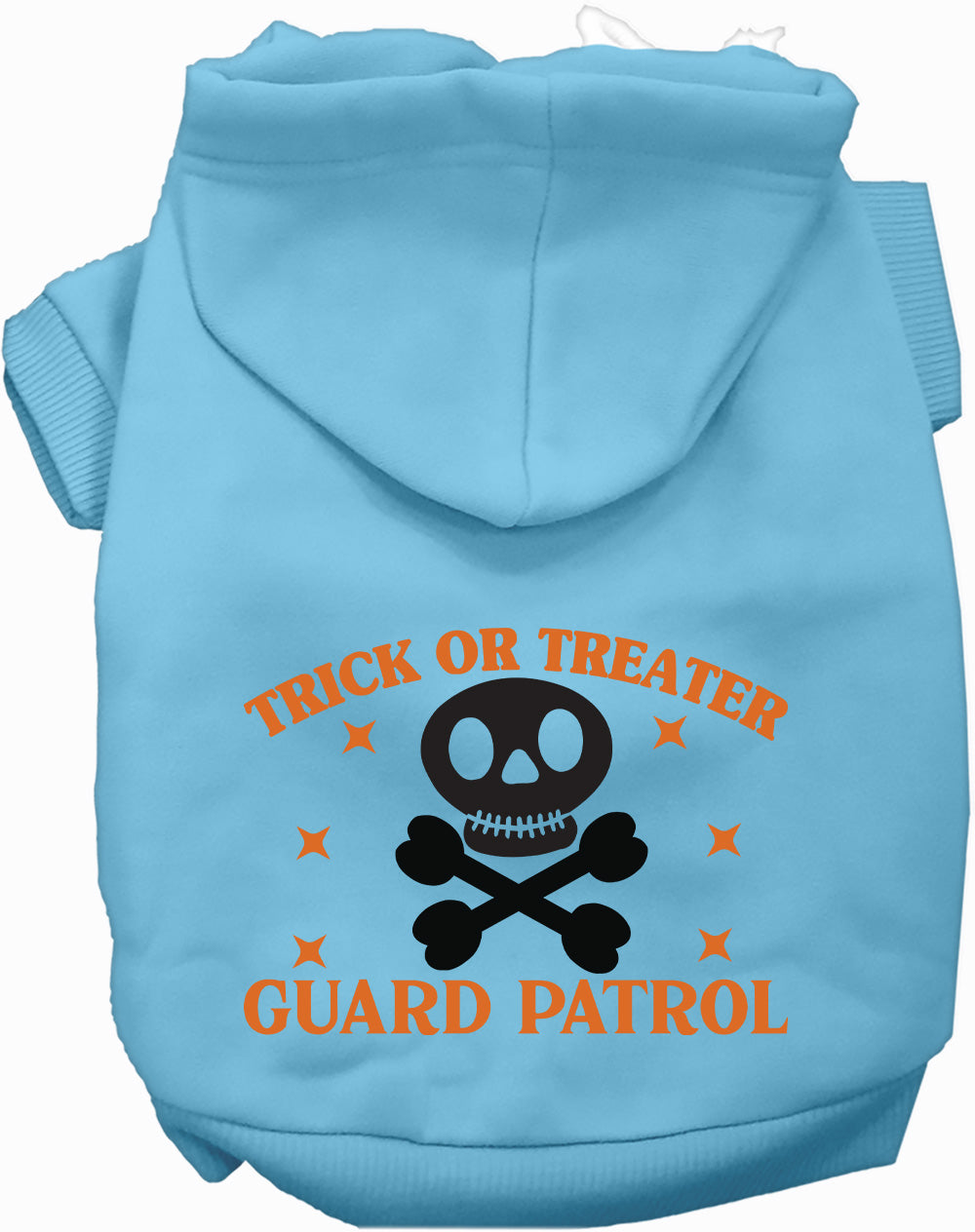 Dog Hoodie Trick or Treater Guard Patrol for Festive Spirit - close up view