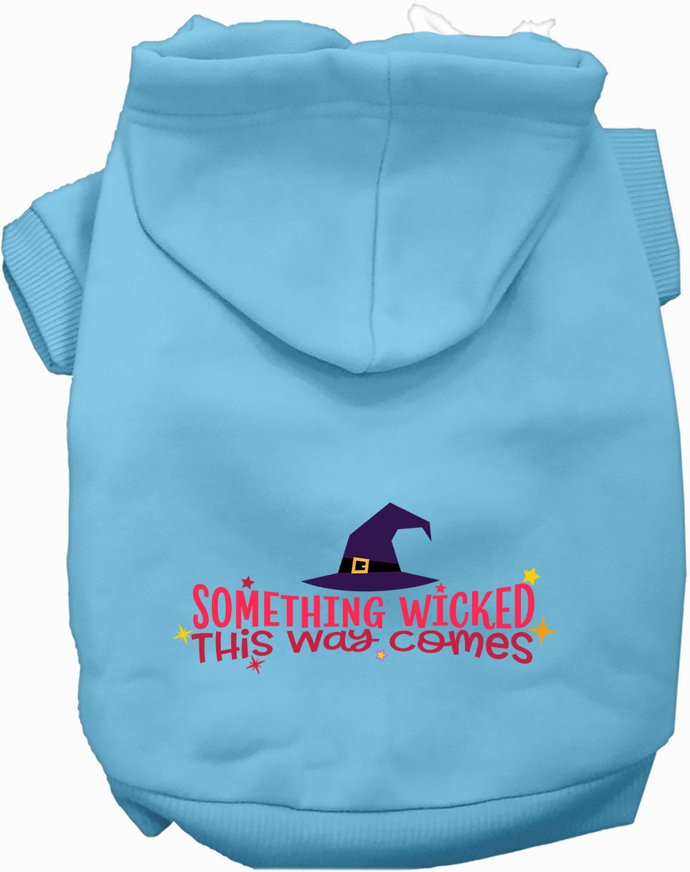 Dog Hoodie Something Wicked Halloween for Festive Comfort - close up view