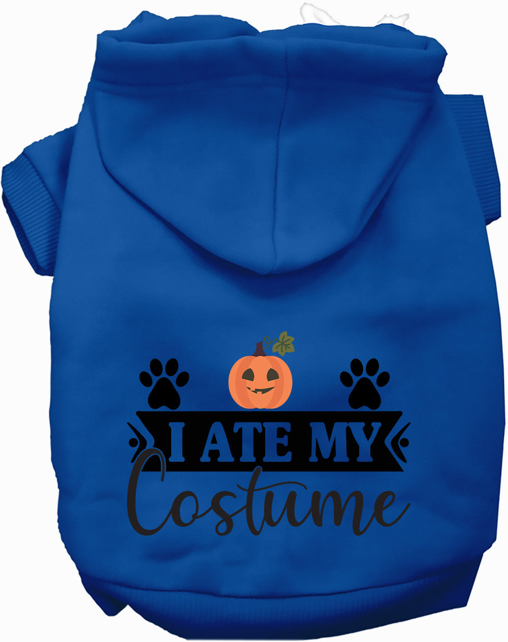 Dog Hoodie Ate My Costume Halloween for Festive Delight for - close up view