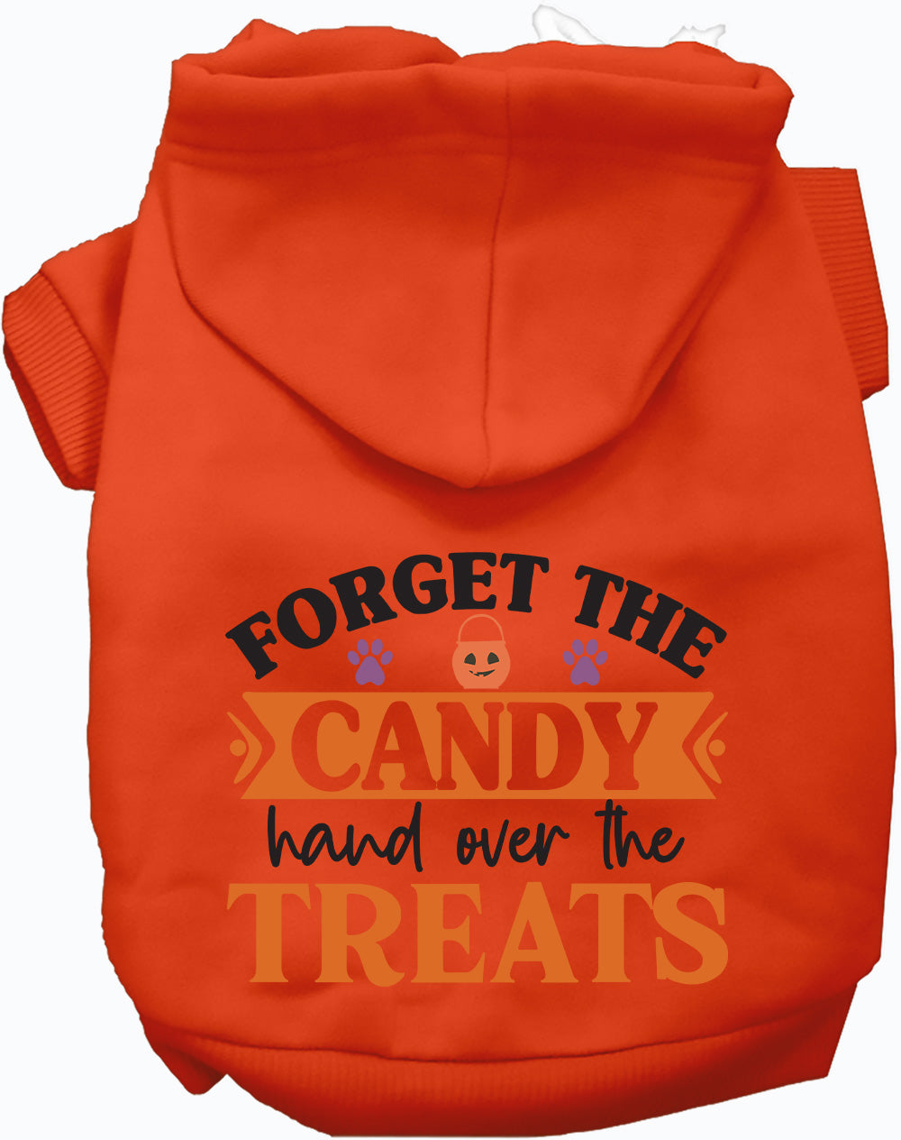 Dog Hoodie Forget the Candy Halloween for Festive Fun Wear - lifestyle view