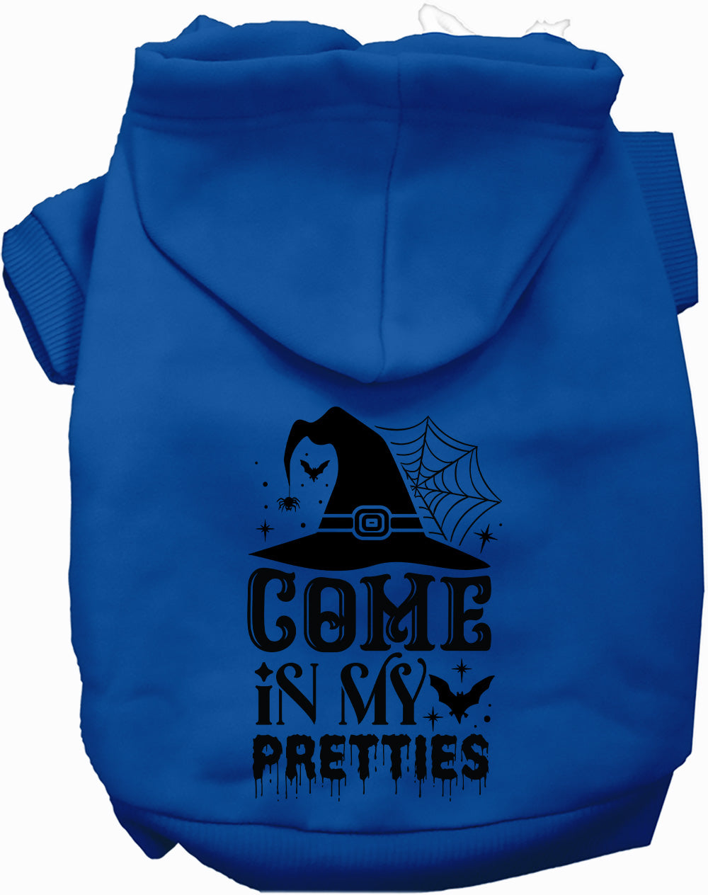 Dog Hoodie Come In My Pretties Halloween Festive Style Fun - close up view
