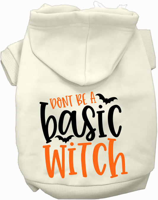 Dog Hoodie Dont Be Basic Witch for Festive Fashion Fun for - main product image