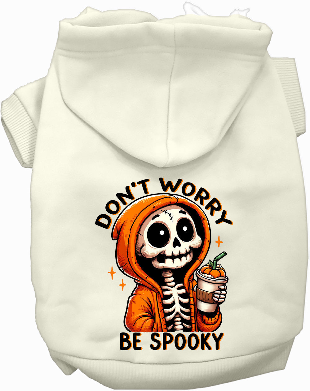 Dog Hoodie Dont Worry Be Spooky Halloween Festive Style for - gallery image 7