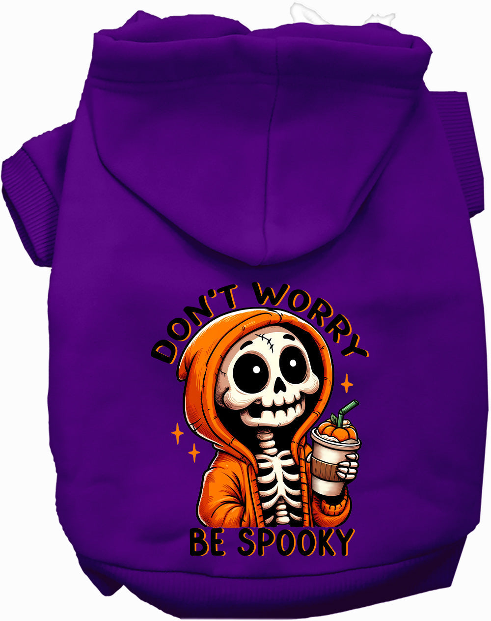 Dog Hoodie Dont Worry Be Spooky Halloween Festive Style for - gallery image 10