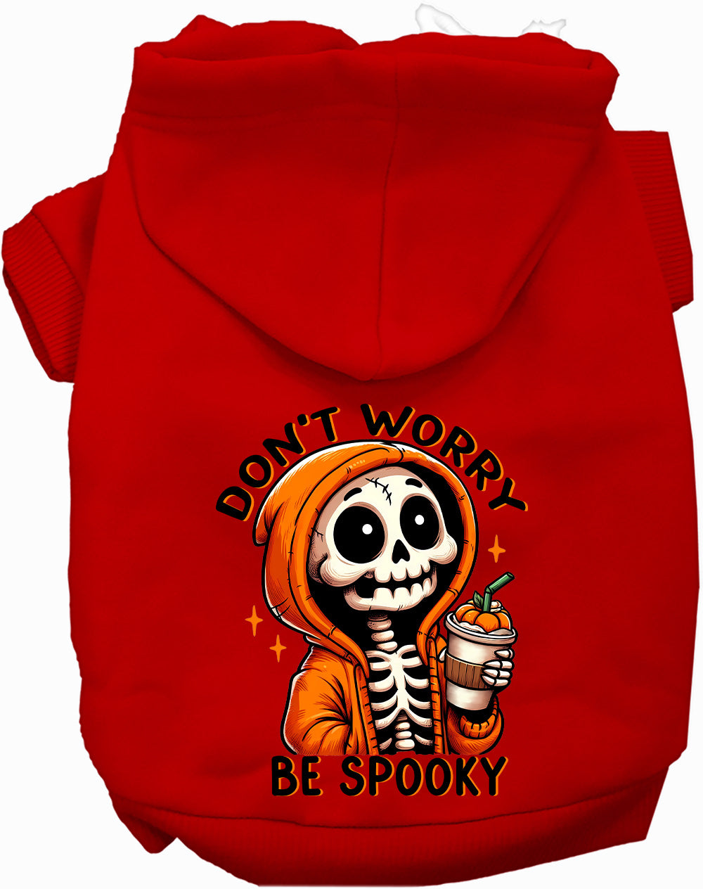 Dog Hoodie Dont Worry Be Spooky Halloween Festive Style for - gallery image 11