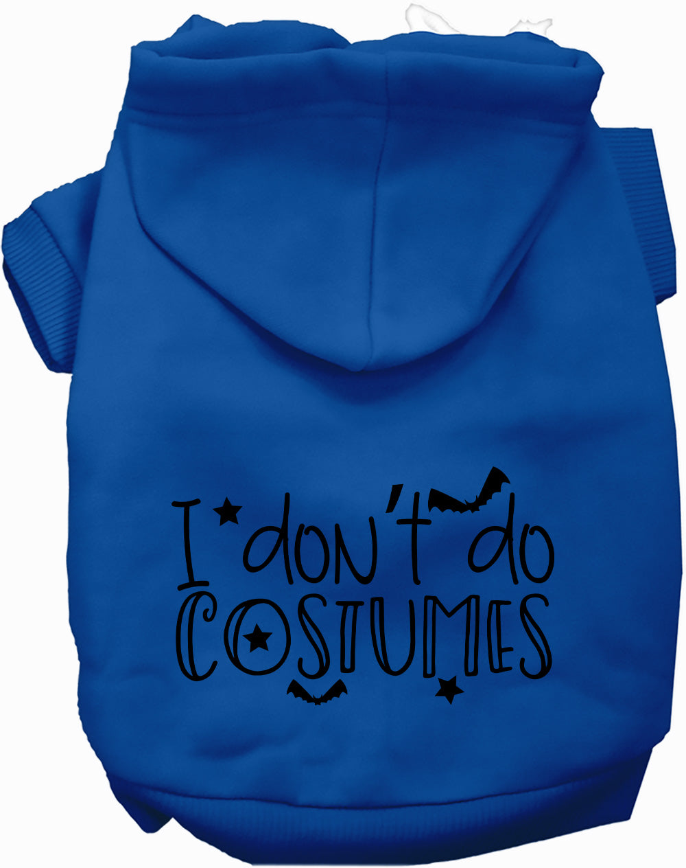 Dog Hoodie Dont Do Costumes for Festive Halloween Pet Style - close up view