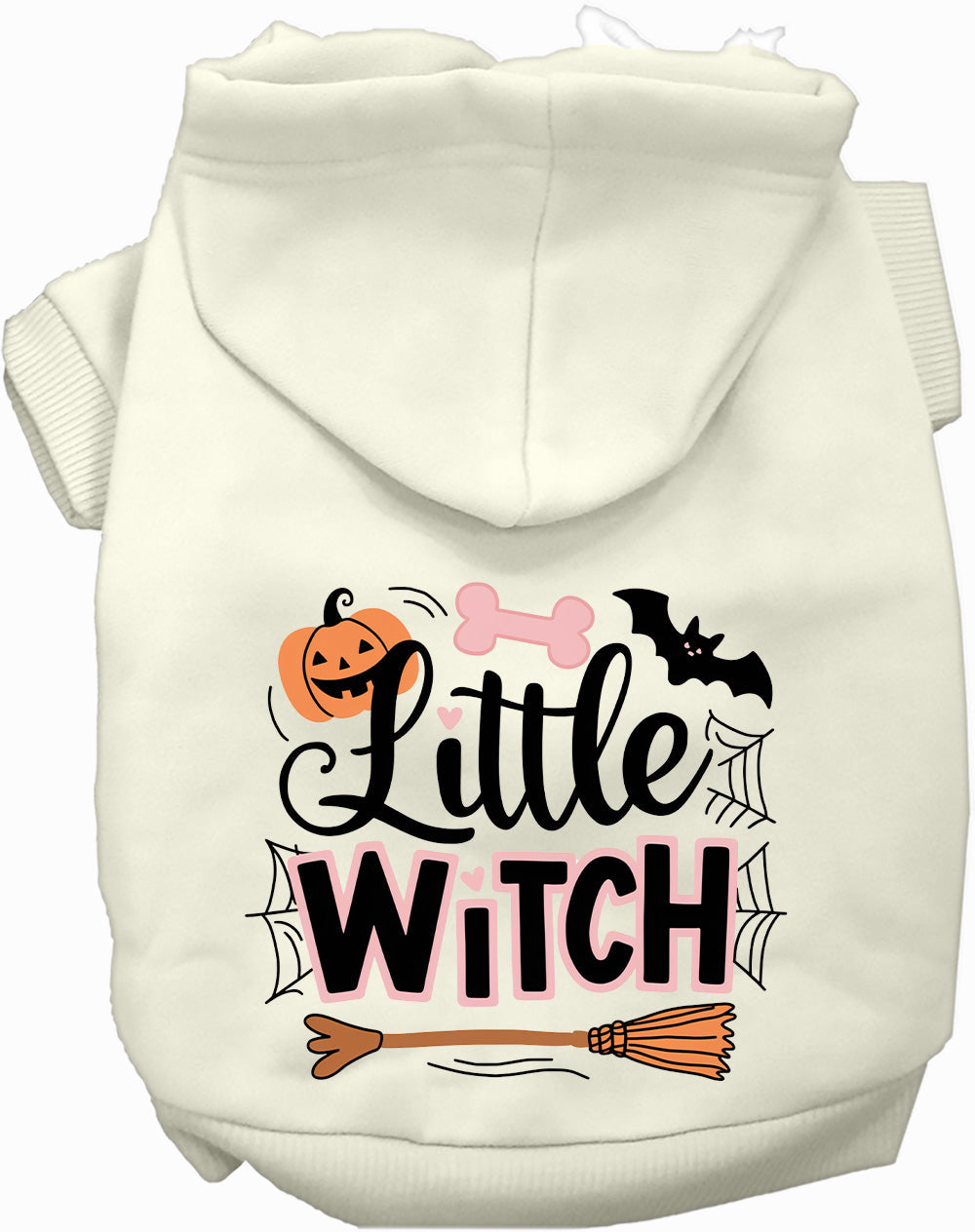 Dog Hoodie Little Witch for Festive Halloween Pet Style - main product image
