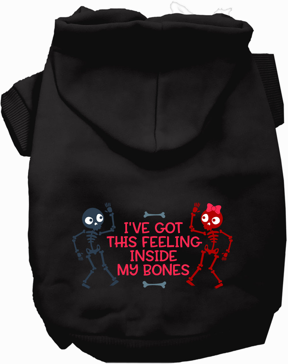 Dog Hoodie Inside My Bones for Festive Halloween Pet Style - lifestyle view