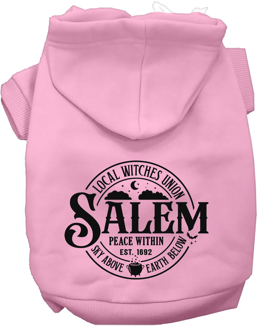 Dog Hoodie Salem Witches Union for Festive Halloween Pet - gallery image 9