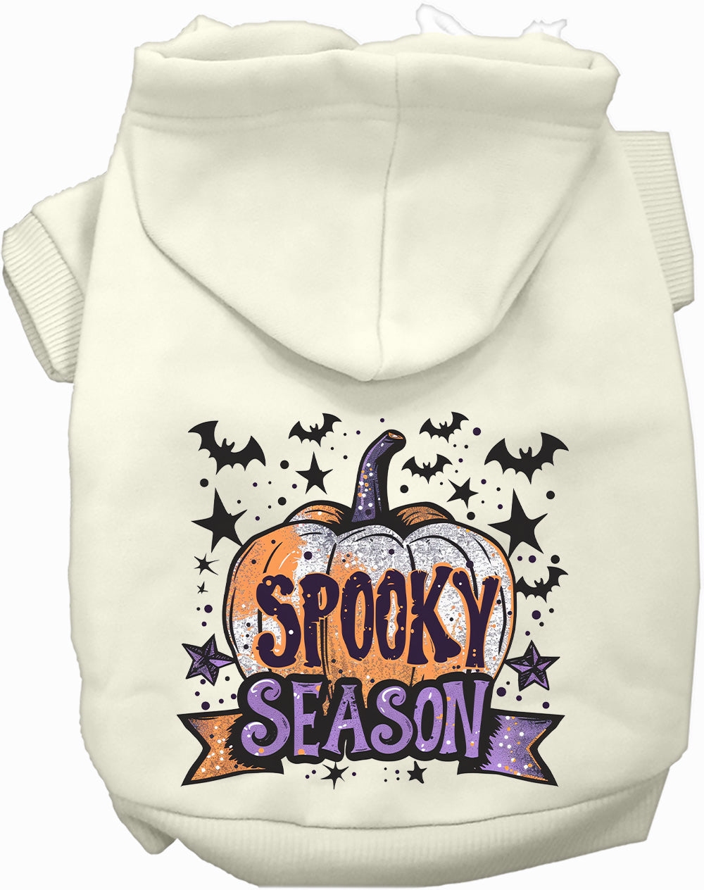 Dog Hoodie Batty Spooky Season for Festive Halloween Pet - lifestyle view