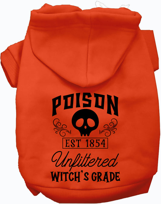 Dog Hoodie Poison Bottle Costume for Festive Halloween Pet - main product image