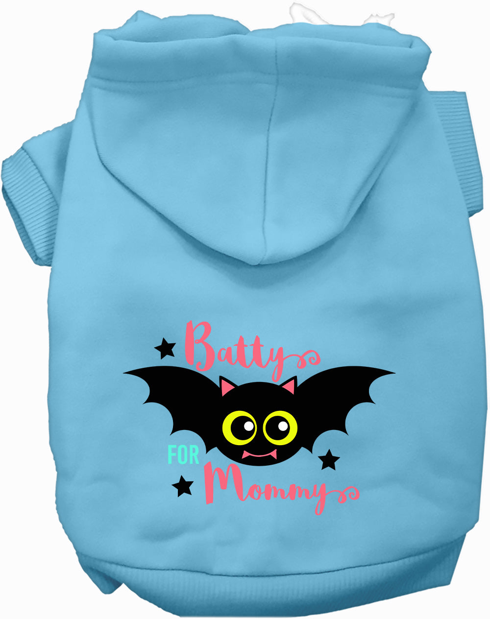 Dog Hoodie Batty for Mommy for Festive Halloween Pet Style - lifestyle view