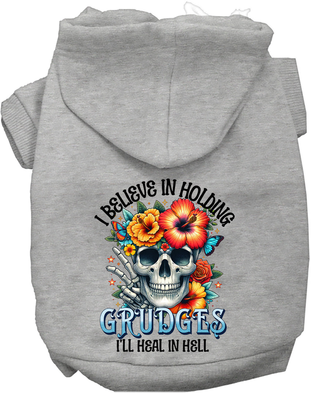 Dog Hoodie Grudges Skull for Festive Halloween Pet Style - gallery image 7