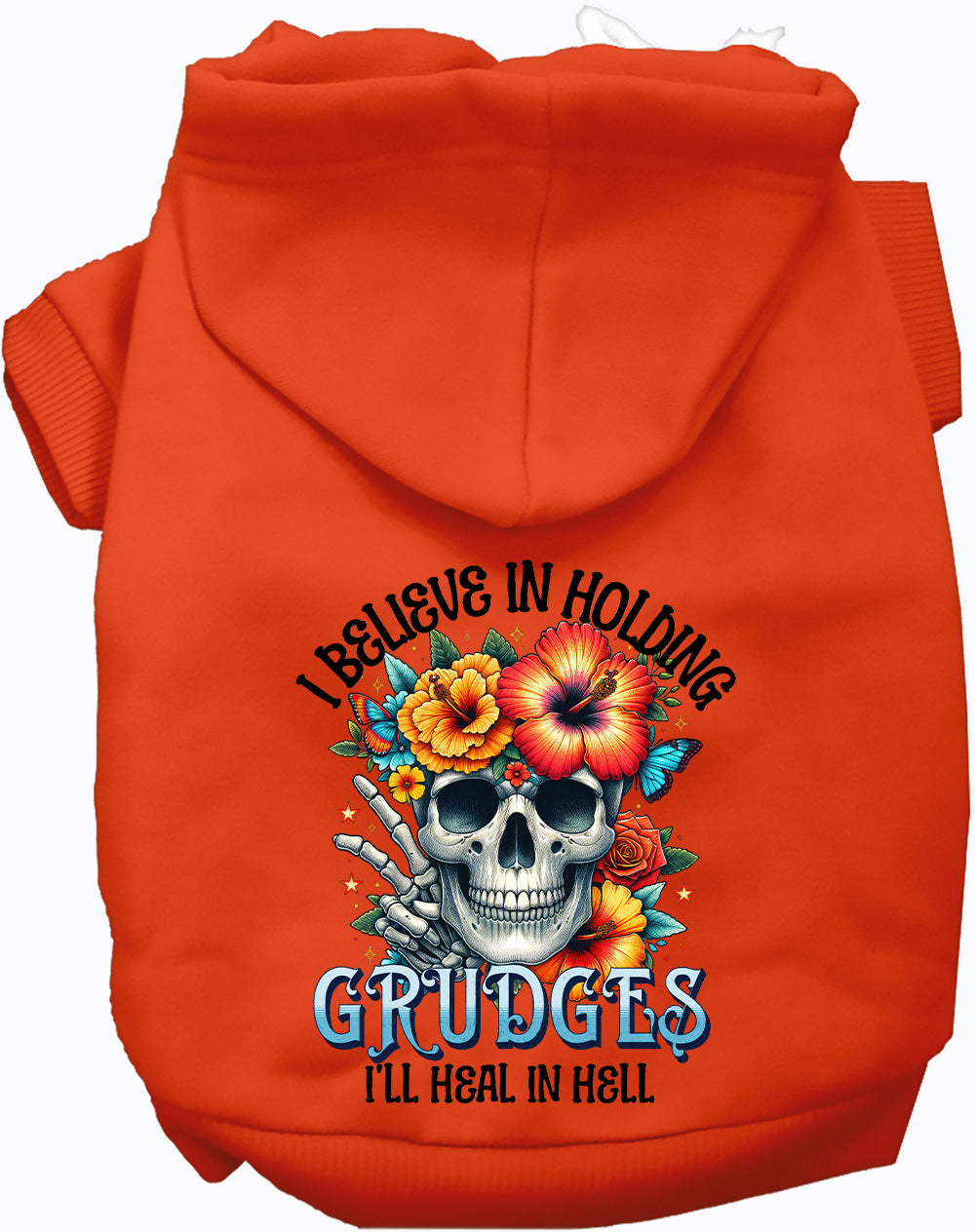 Dog Hoodie Grudges Skull for Festive Halloween Pet Style - gallery image 9